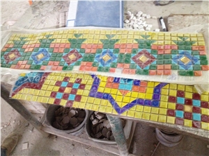 Polished Multicolor Ceramic Mosaic Pattern for Wall,Floor,Etc. Polished Multicolor Ceramic Mosaic Pattern for Wall,Floor,Etc.