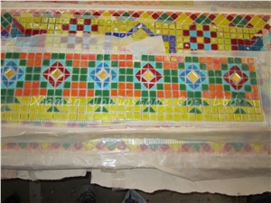 Polished Multicolor Ceramic Mosaic Pattern for Wall,Floor,Etc.