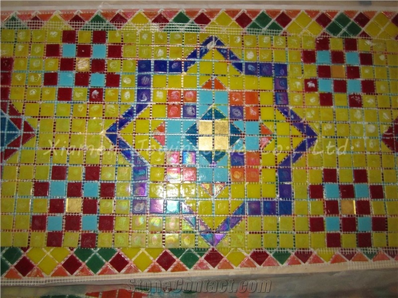 Polished Multicolor Ceramic Mosaic Pattern for Wall,Floor,Etc.