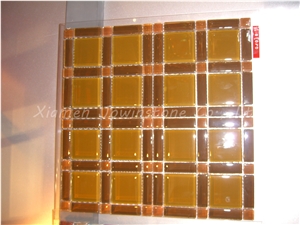 Polished Multicolor Glass Mosaic for Wall,Etc.