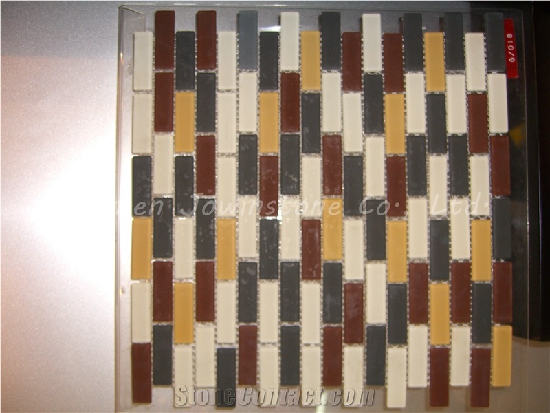 Polished Multicolor Glass Mosaic for Wall,Etc.