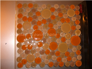 Polished Multicolor Glass Mosaic for Wall,Etc.