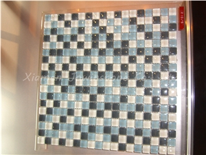 Polished Multicolor Glass Mosaic for Wall,Etc.