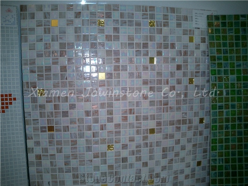 Polished Multicolor Glass Mosaic for Wall,Etc.