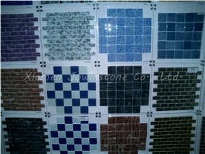 Polished Multicolor Glass Mosaic for Wall,Etc.