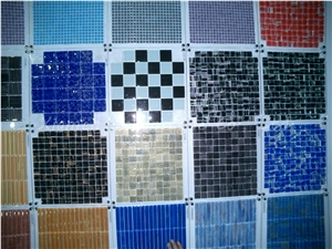 Polished Multicolor Glass Mosaic for Wall,Etc.