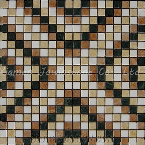 Polished Natural Stone Mosaic for Wall,Flooring,Etc