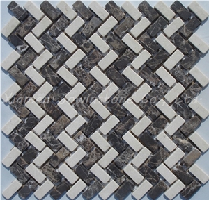Polished Natural Stone Mosaic for Wall,Flooring,Etc