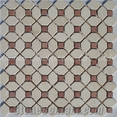 Polished Natural Stone Mosaic for Wall,Flooring,Etc
