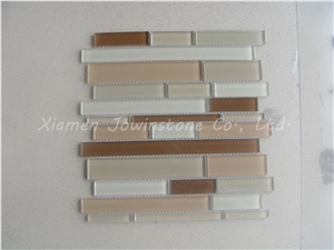 Polished Rectangle Glass Mosaic for Wall,Floor,Etc.