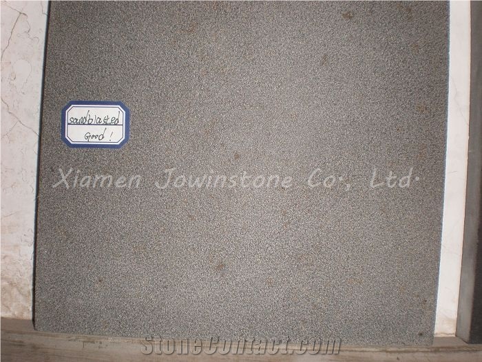 Sandblasted Chinese Black Basalt/Chinese Mongolia Black Granite/Basalt for Wall, Flooring