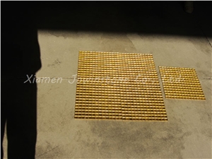 Special Polished Composited Golden & Glass Mosaic for Walling,Flooring,Etc