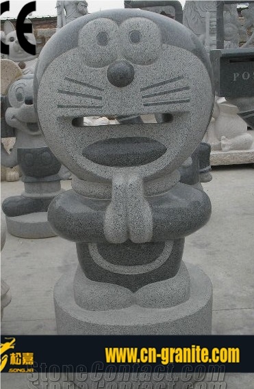 China Dark Grey Granite G654 Mailbox Stone,Natural Carving Stone Garden Lamps,Chinese Granite Letter Box