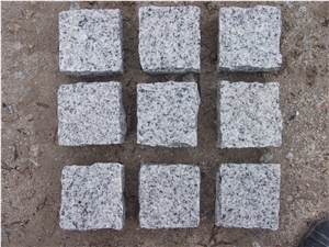 China Grey Granite Cubestone & Cobble Stone,Cobble Stone Tiles,Natural Split Cubestone