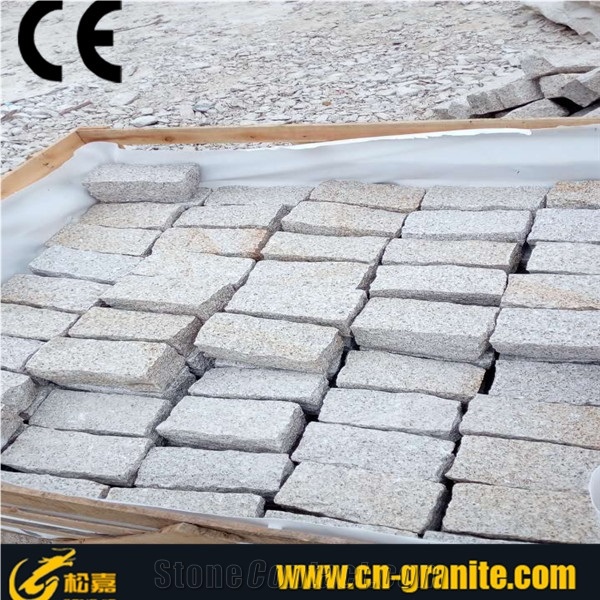 Landscaping Stone,Cheap Granite G603,Cube Stone,Flooring Cover,Granite Cobble Stone, Light Grey Granite Stone,Cobble Block,G603 Cobble for Garden, Grey Color Cobble Stone,Outdoor Flooring Covering,