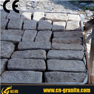 Rustic Granite Stone,Yellow Granite Stone Paver,China G682 Granite Stone Paving,Natural Granite Stone for Flooring Covering,Cube Stone for Ourside Paving,Granite Cobble Stone for Graden Landscaping