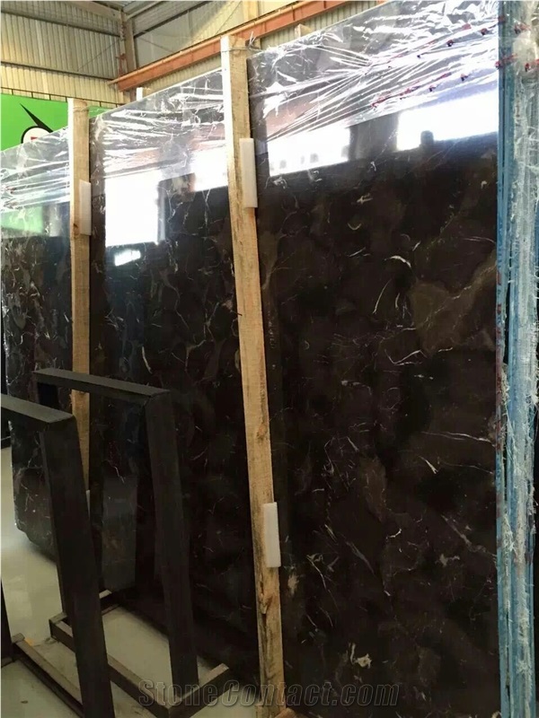 Chinese Dark Emperador Marble Tiles & Slabs