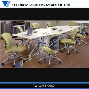Factory Direct Supply Acrylic Solid Surface Reception Desk