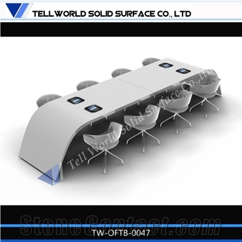 Factory Direct Supply Acrylic Solid Surface Reception Desk
