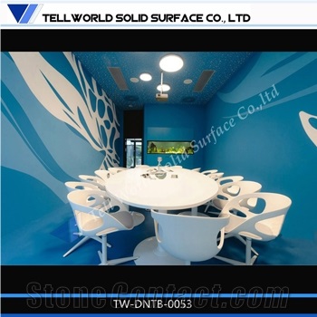Factory Direct Supply Acrylic Solid Surface Reception Desk