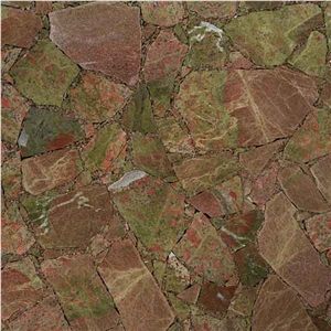 Unakite Semiprecious Stone Tiles & Slabs