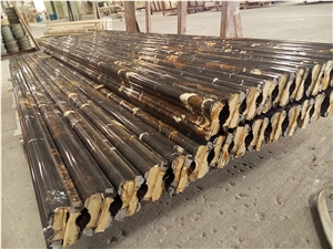 Black Portoro Marble Molding