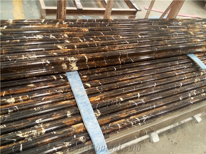 Black Portoro Marble Molding