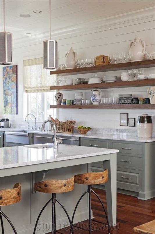 Great Choices in Kitchen Counter Top with Iso/Nsf Certificate Using Recycled Materials No Radiation Shining Series Normally Produced Slab Size 118*55 and 126*63