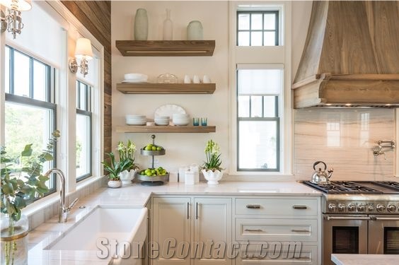 Great Choices in Kitchen Counter Top with Iso/Nsf Certificate Using Recycled Materials No Radiation Shining Series Normally Produced Slab Size 118*55 and 126*63