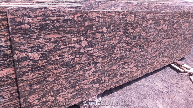 Dazzle Brown, Dark Brown Polished Granite Tiles & Slabs, Floor Covering Tiles, Walling Tiles