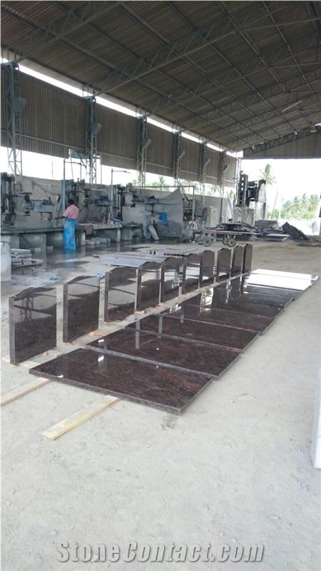 Indian Mahogany Gravestone,Tombstone Monument, Indian Dakota Granite Monument, Brown Granite Monuments