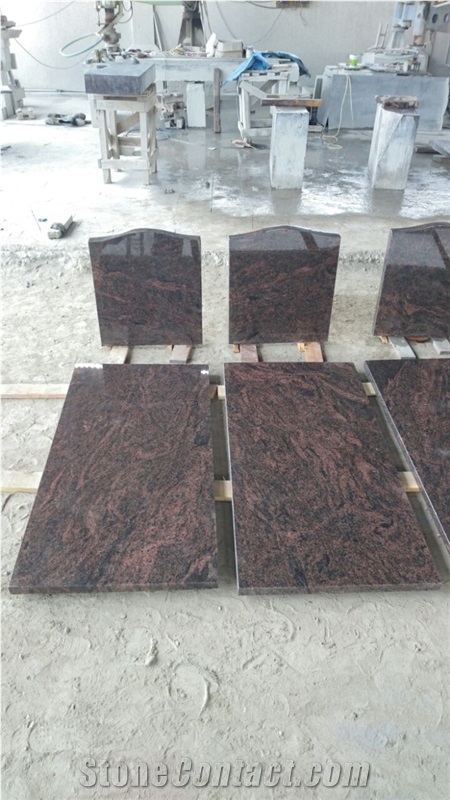 Indian Mahogany Gravestone,Tombstone Monument, Indian Dakota Granite Monument, Brown Granite Monuments