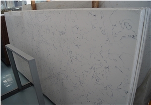 Carrara White Engineered Quartz Stone Slabs,White Quartz Stone Slabs