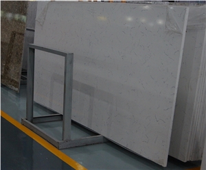 Carrara White Engineered Quartz Stone Slabs,White Quartz Stone Slabs