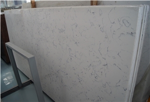 Carrara White Engineered Quartz Stone Slabs,White Quartz Stone Slabs