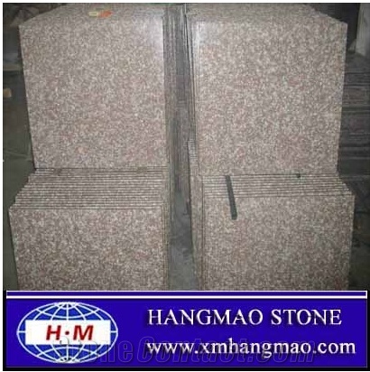 Cheap G687 Granite Peach Red Granite Slabs & Tiles, China Red Granite