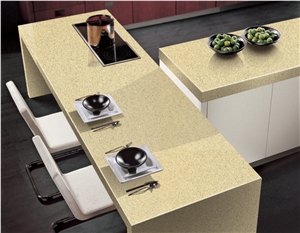 Custom Countertops Quartz Stone Kicthen Countertop