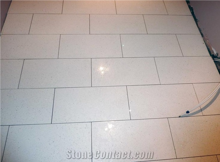 Engineered Quartz Stone Slabs & Tiles,Artificial Quartz African Dark Flooring Tiles Project