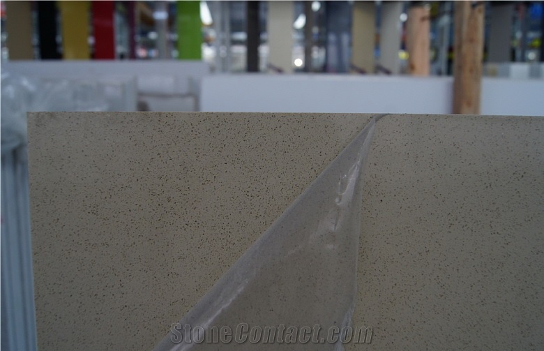 Light Grey Quartz Stone Slab,Grey Quartz Stone ,Cryatsl Quartz Stone Slab