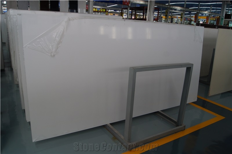 White Crystallized Stone Slab and Tile Nano Glass Stone Crystallized Glass Stone Tile & Slab