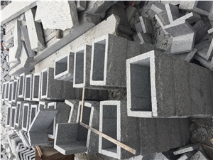 Wall Mushroom Corner Stone,G603 Granite Corner Stone