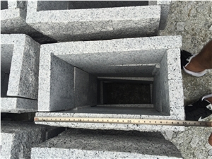 Wall Mushroom Corner Stone,G603 Granite Corner Stone