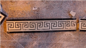 Waterjet Marble Border,Waterjet Pattern Border Lines /Molding