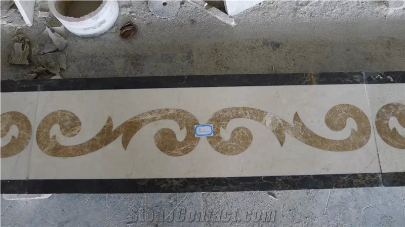 Waterjet Marble Border,Waterjet Pattern Border Lines /Molding