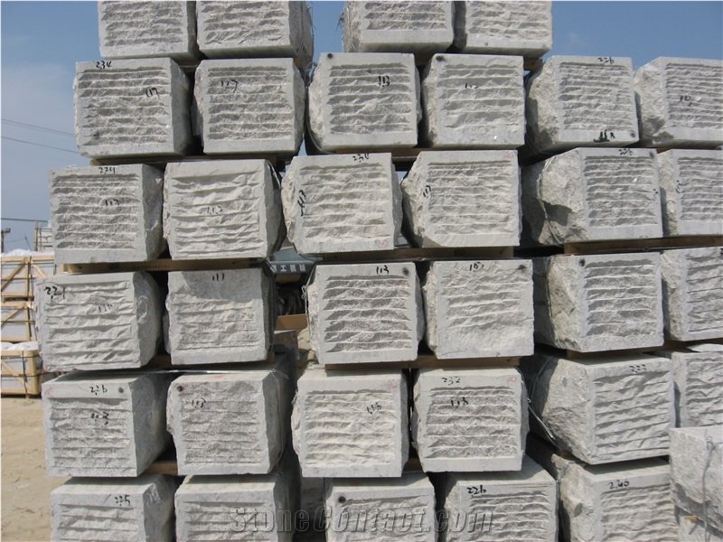 G341 Wall Granite Mushroom Stone Wall Stone, Garden Edging Blocks,Facades