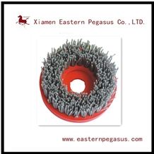 Round Stone Antique Abrasive Brushes With Different Grits