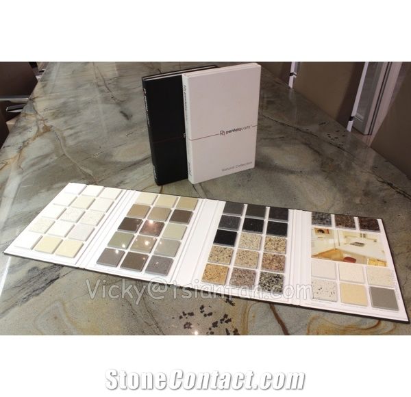 Multipage Book Style Floor Tile Stone Sample Brochure