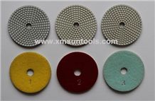 3step Engineered Stone Dry/Wet Polishing Pads,Quick Polishing for Granite, Marble, Nature Stone,Fast Polishing