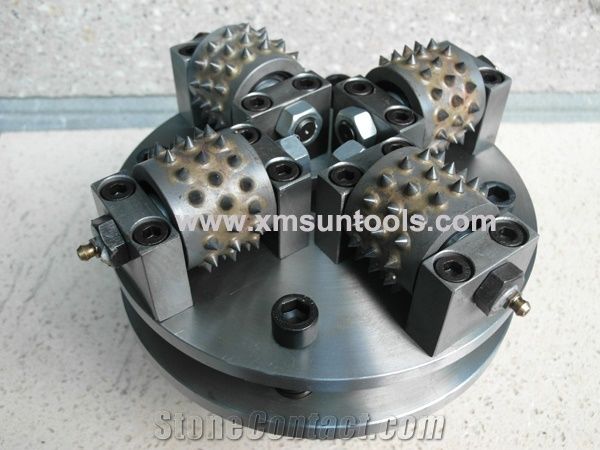 D200 Bush Hammer for Granite Surface Polishing, Diamond Bush Hammer Plate, Bush Hammer Tools for Hand Machine