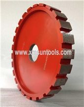 Diamond Milling Wheels Special Designed,Stone Grinding Tools Customerized, Calibrating Wheels for Granite and Marble, for Stone Thickness Calibration,Segmented Profile Wheel
